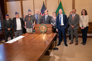 HB 1541 is signed by Gov. Ferguson on March 9, 2026. Photo by Conall Anderson