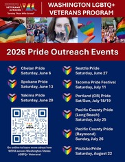 WDVA LGBTQ+ Outreach events