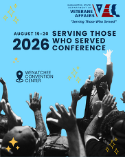 Serving those who served conference flyer