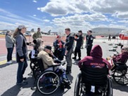 Veterans attended practice day at the air show at Airway Heights