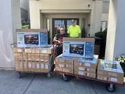 SVH receives donated televisions from Elks Lodge