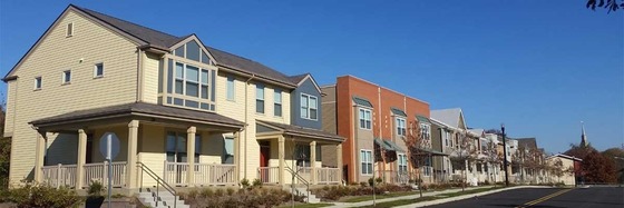 Row of houses. Photo credit HUD.gov