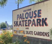 City of Palouse Skatepark sign. Photo by Ali Furmall, WA Dept. of Ecology