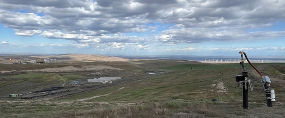 landfill gas well