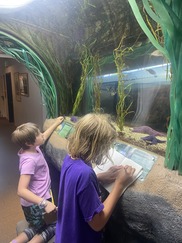 Children in Aquarium