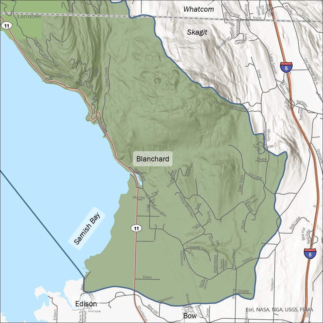 WRIA 1 Skagit County coastal area