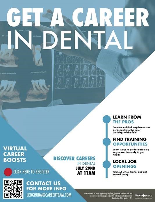 Dental career boost flyer