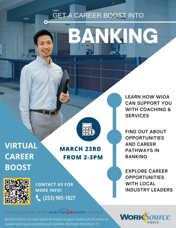 Banking Career Boost flyer
