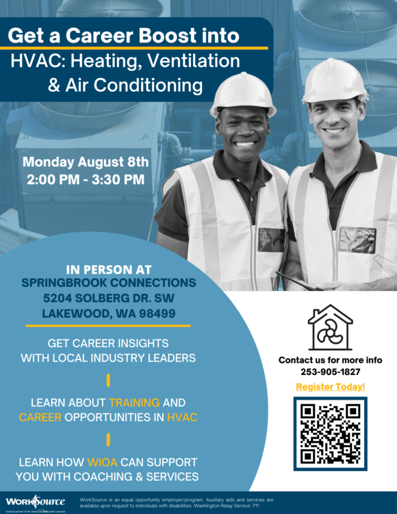 HVAC career boost flyer