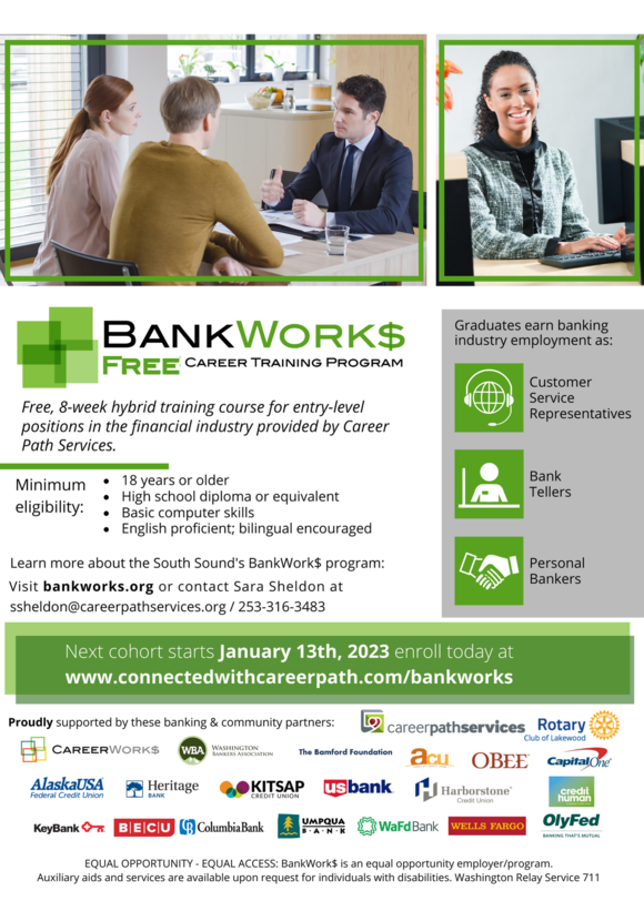 event flyer for Banking Career Boost