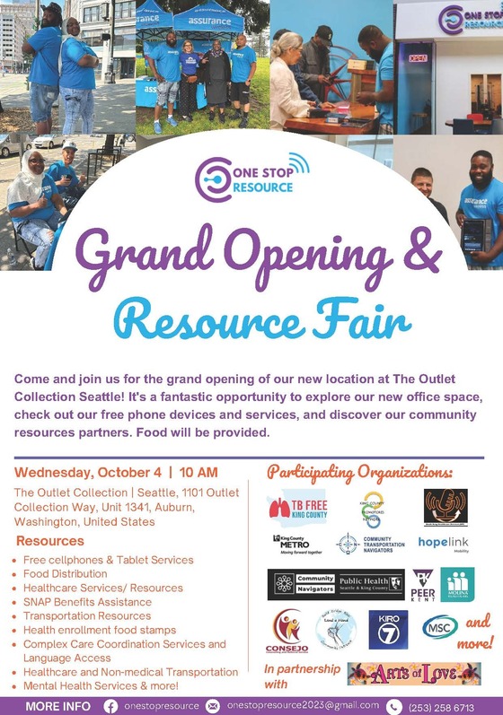 resource fair flyer