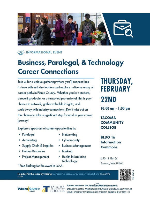 Career Connections event flyer
