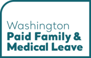 Paid Leave logo large horizontal teal transparent