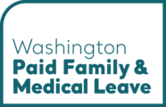 Paid Leave logo large horizontal teal transparent