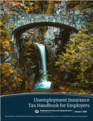 Cover of the updated "Unemployment Insurance Tax Handbook for Employers"