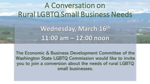 Rural LGBTQ Small Business Needs