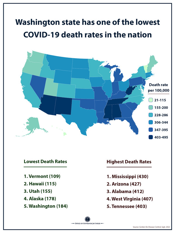 Covid death rate map
