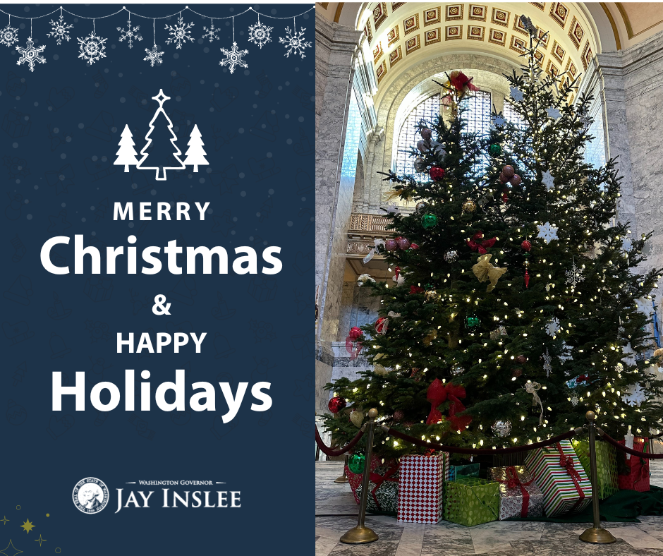 Happy Holidays, from the Office of the Governor