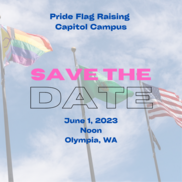 Save the Date Flag 2023