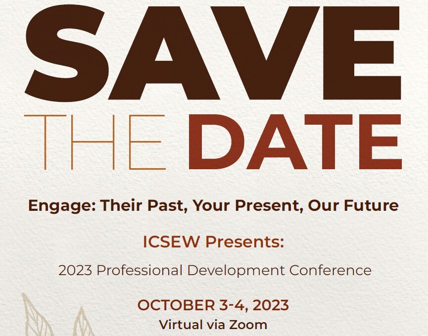 ICSEW Save the Date Announcement with hyper link