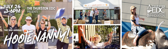 Thurston EDC Center for Business and Innovation Hootenanny Event July 26