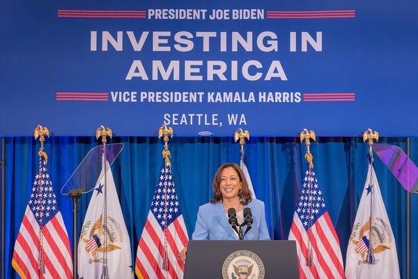 Vice President Kamala Harris spoke in Seattle this week to celebrate the one-year anniversary of the signing of the Inflation Reduction Act. 