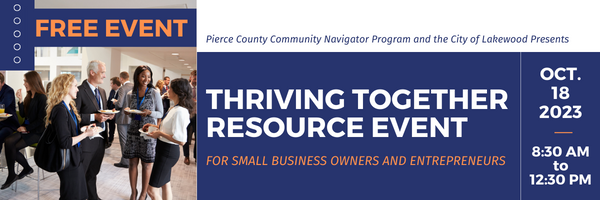 Pierce County Thriving Together Resource Event