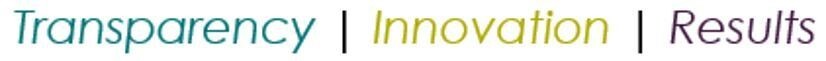 Transparency - Innovation - Results