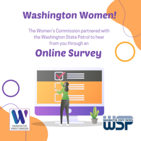 WSP and Women's Commission Flyer for Survey