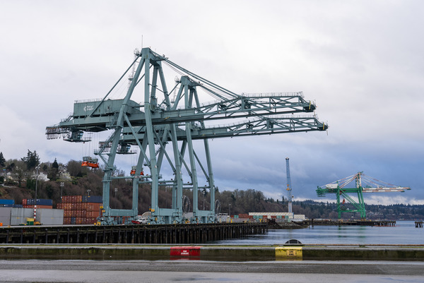 Two massive electric cranes helped the Port of Everett weather the pandemic and attract new business.