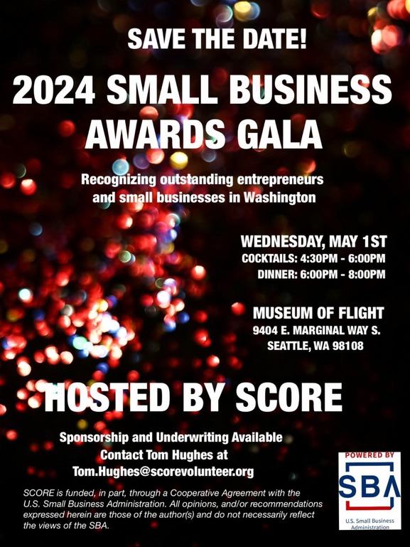 2024 Small Business Awards Gala Save the Date 