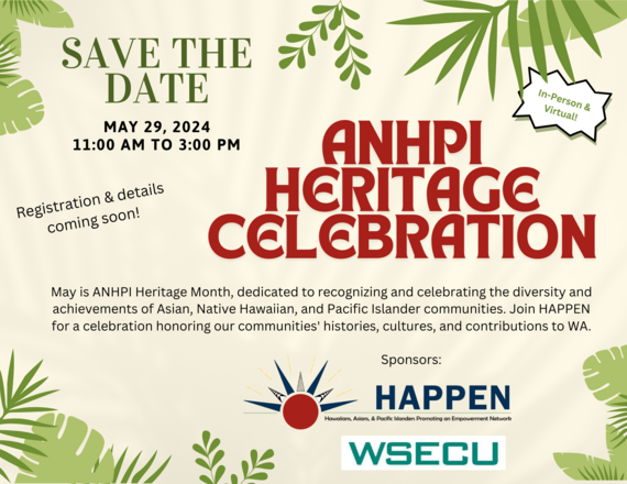 Save the Date: HAPPEN AANHPI Heritage Month Celebration