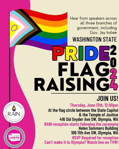 Pride Flag Rasing 2024
