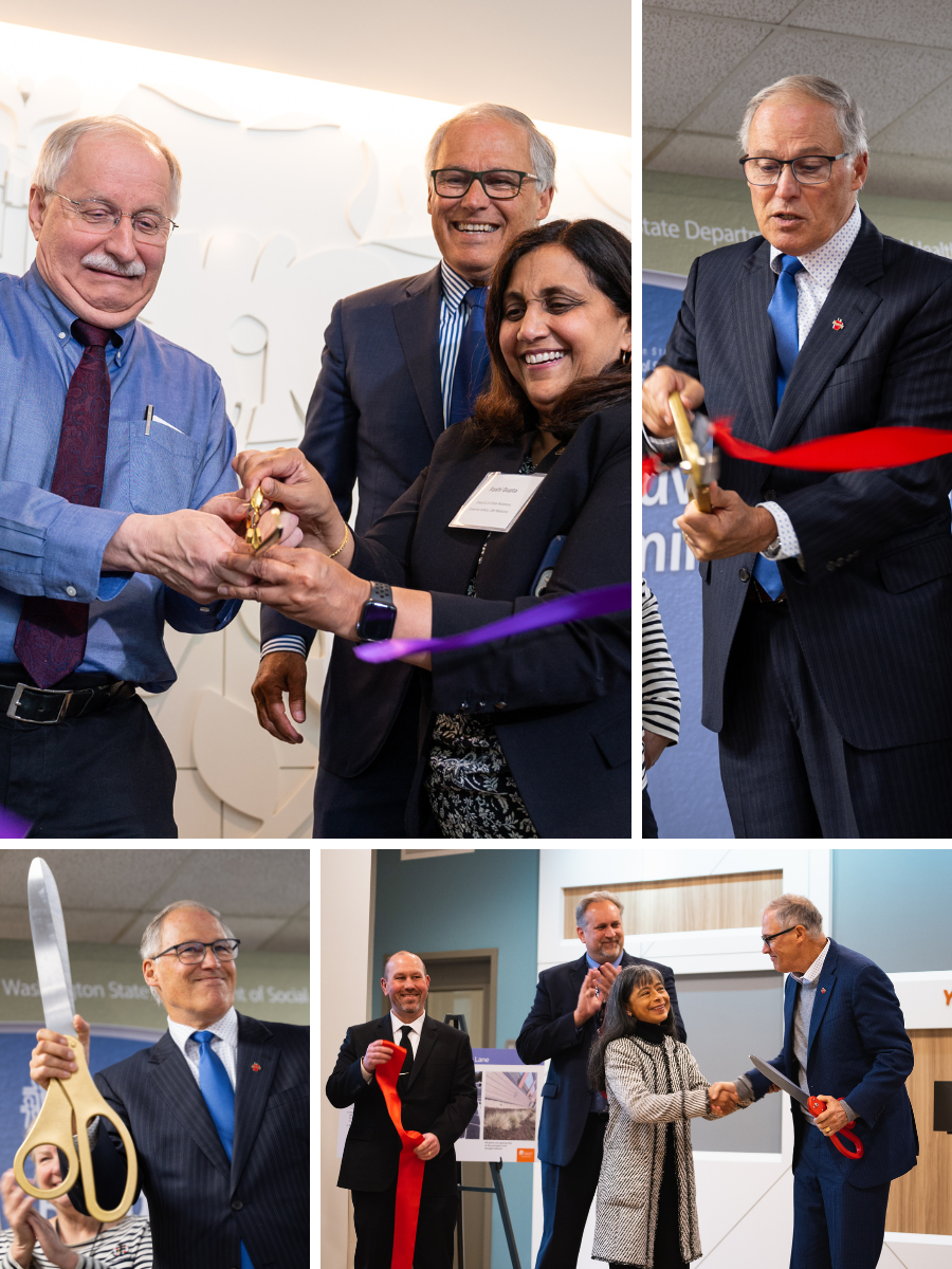 Gov. Jay Inslee cuts ribbons to open new behavioral health facilities in 2023 and 2024