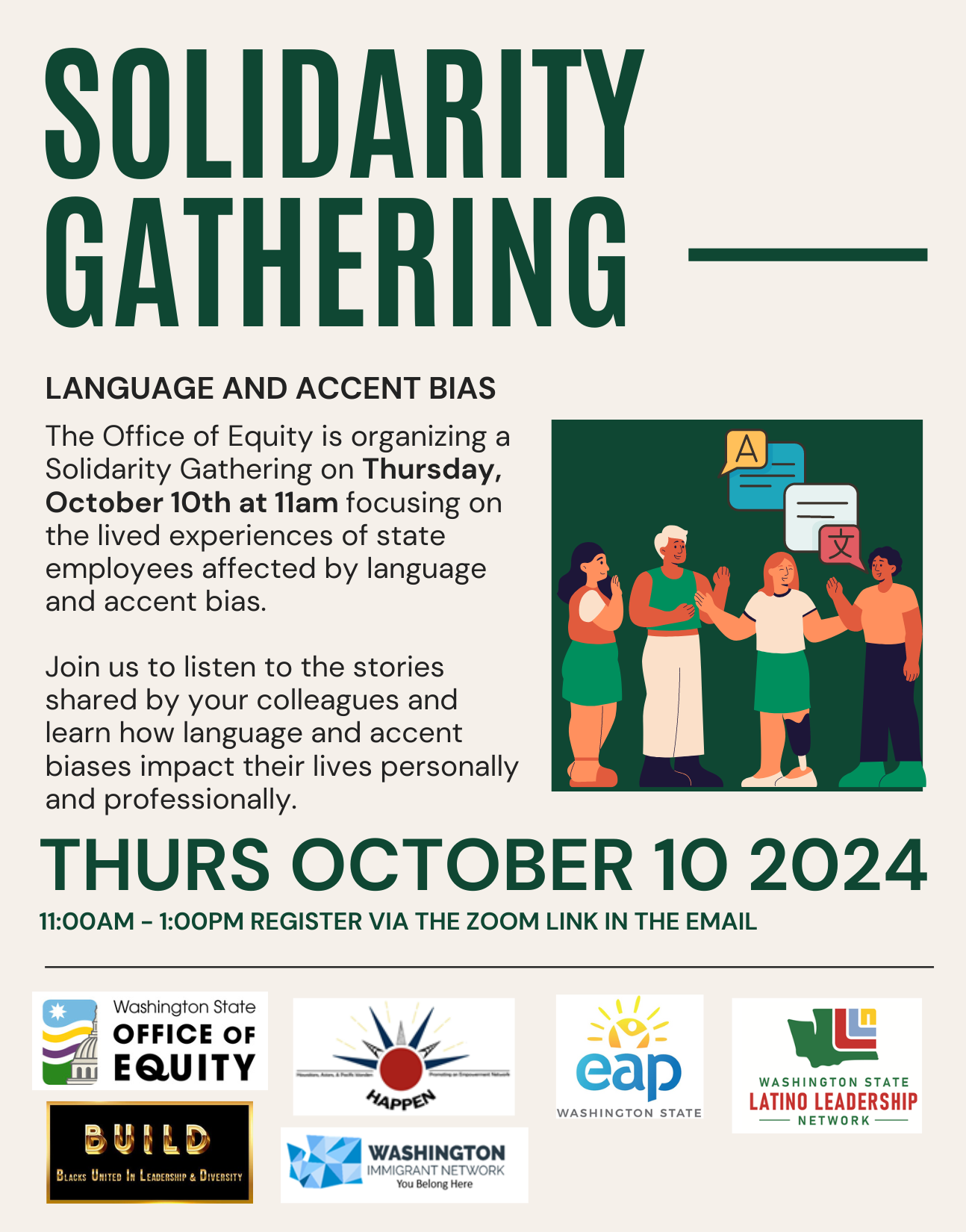 Solidarity Gathering Poster