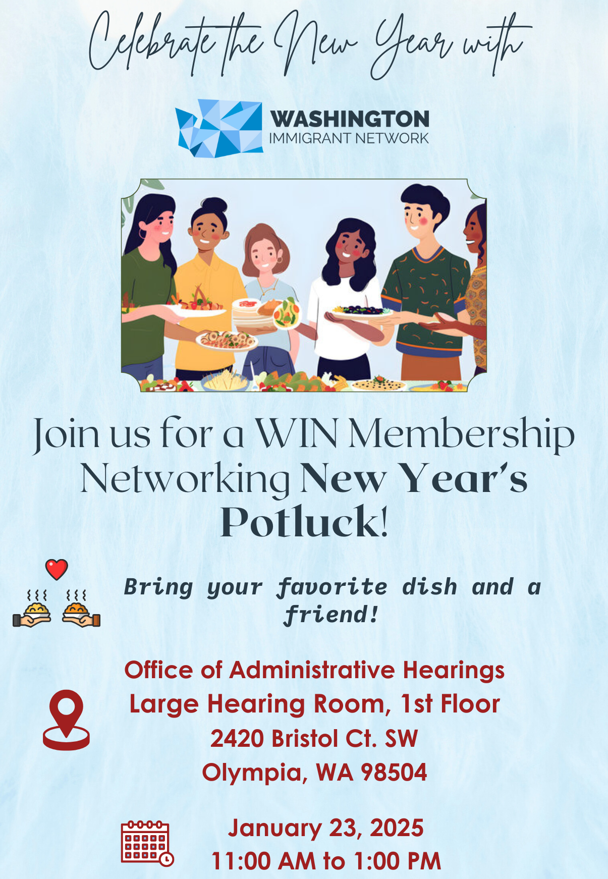 WIN Membership Networking Event Flyer