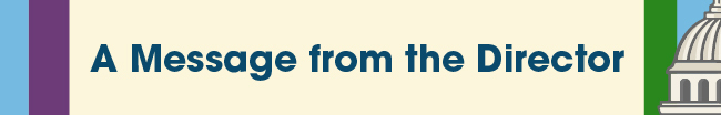 A Message from the Director Graphic
