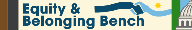 Equity & Belonging Bench Graphic