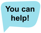 You can help