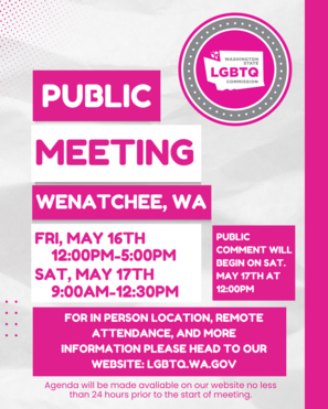 May Public Meeting Flyer
