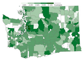 Washington district's enrollment data map