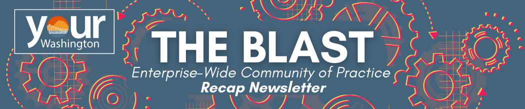 Your Washington Community of Practice Blast Header