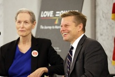 Senator Jamie Pedersen and Marsha Botzer at Legacy Washington Event