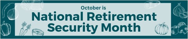 National Retirement Security Month banner