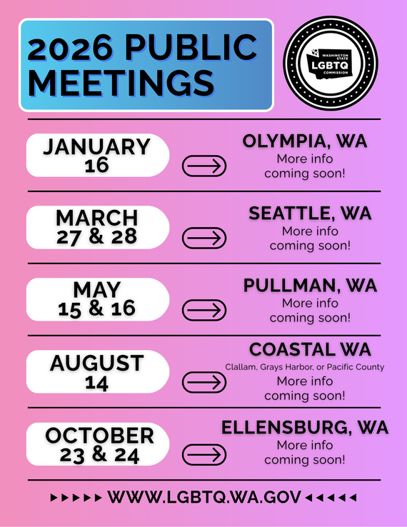 2026 Public Meeting Calendar Flyer
