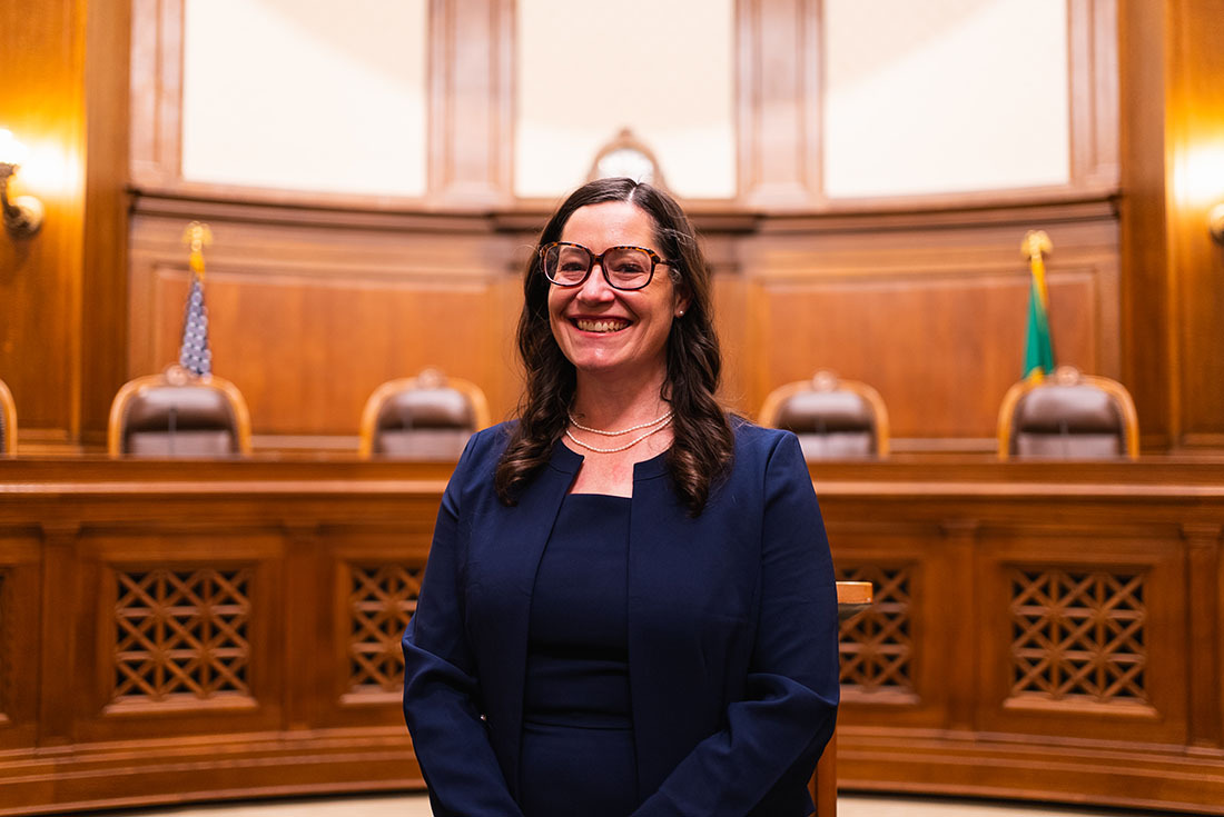 Portrait of Washington State Supreme Court appointee Colleen Melody