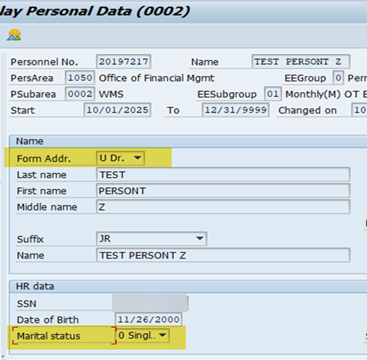 Screenshot of fields on INT0002 post stack
