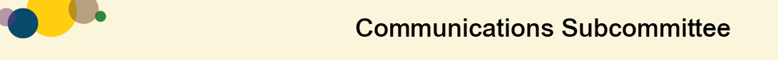 Communications Subcommittee graphic heading