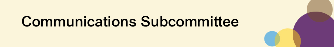 Communications Subcommittee graphic heading