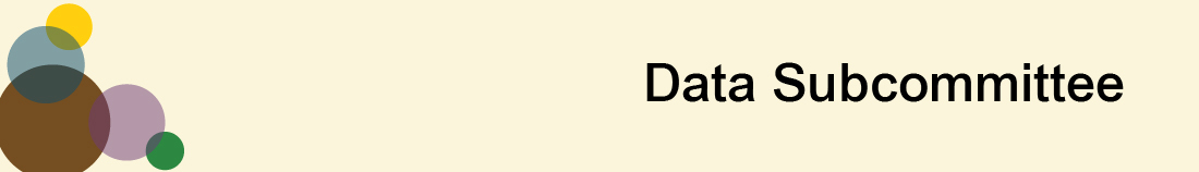 Data Subcommittee graphic heading